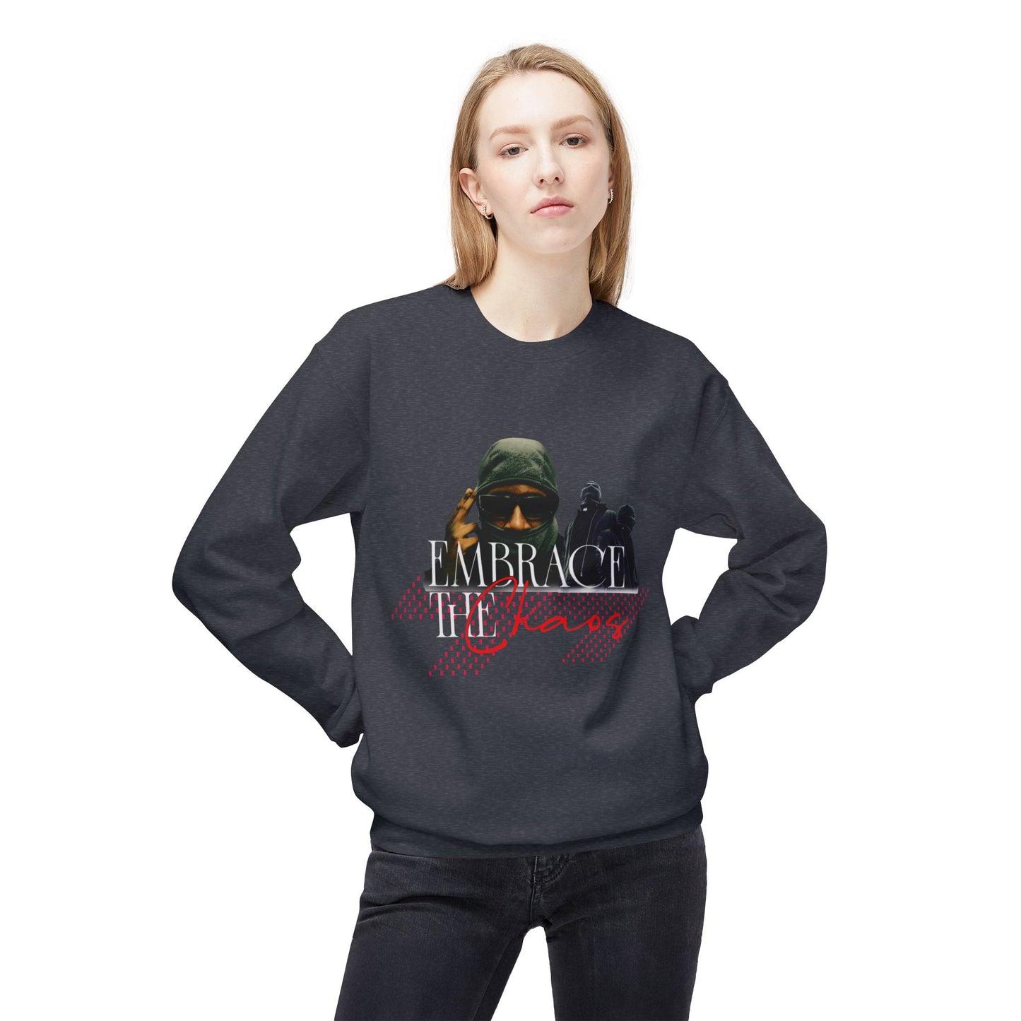 Embrace Chaos Crewneck Sweatshirt - Unisex