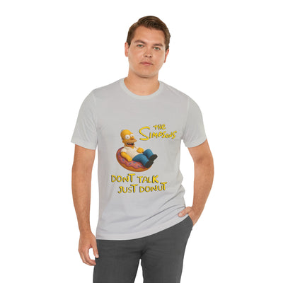 The Simpsons Donut Lover Tee - Funny Graphic T-Shirt -unisex