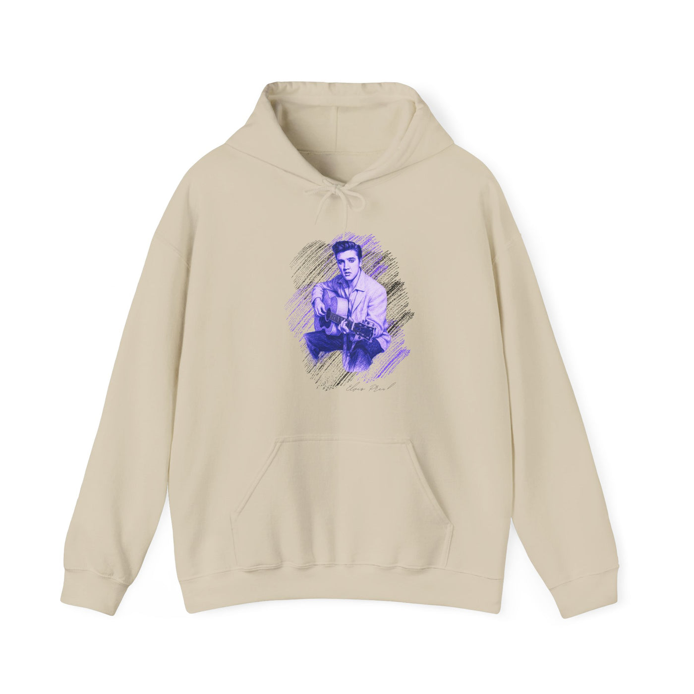 Elvis Presley Vintage-Inspired Unisex Hooded Sweatshirt