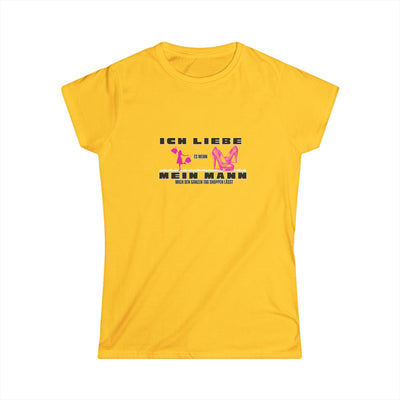 Ich Liebe Mein Mann - Unisex Jersey Short Sleeve Tee, Romantic German Love Shirt