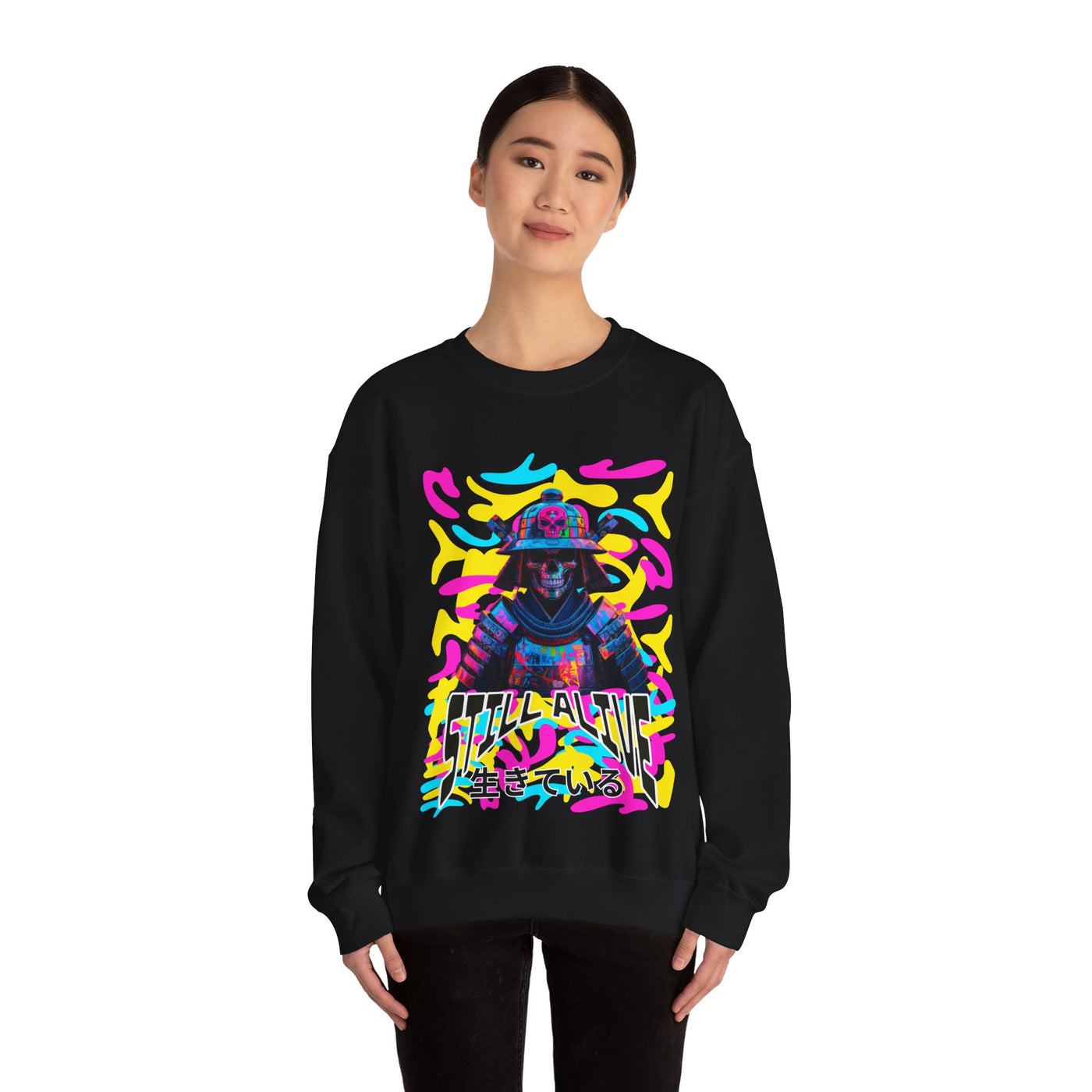 Samurai Still alive Sweatshirt - with Japanese writing
