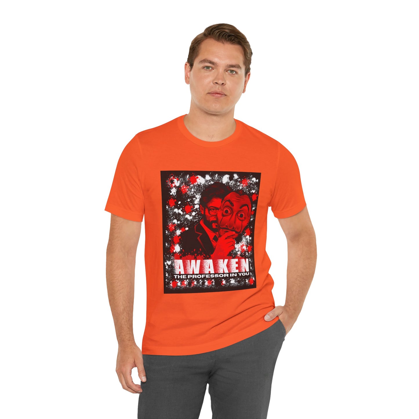 Awaken the Professor heist money Unisex Jersey Tee - Inspirational Graphic T-Shirt