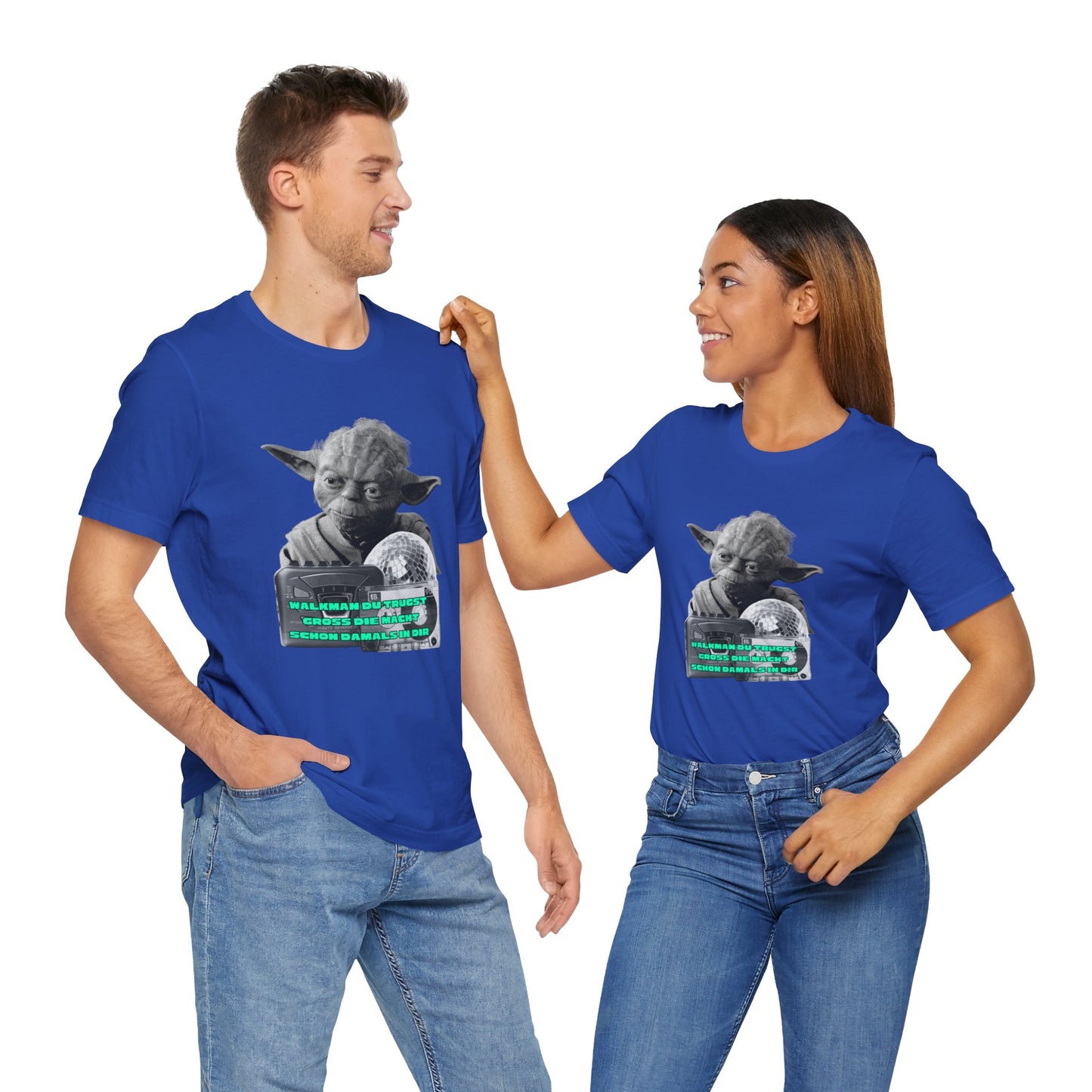 Funny Yoda Quote Unisex Tee - Walkman du kennst - erfahren du bist starwars