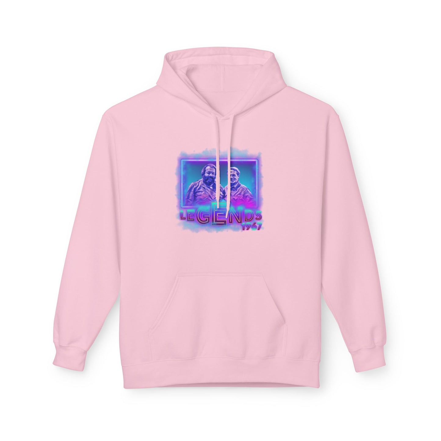 Legends Bud Spencer & Terence Hill Neon Fleece Hoodie - Unisex Retro Streetwear