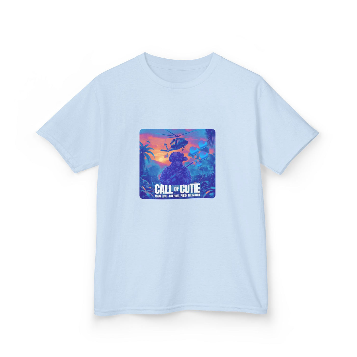 Call of Cutie Unisex Oversized Boxy Tee - Chill Vibes for Game Lovers for Teens