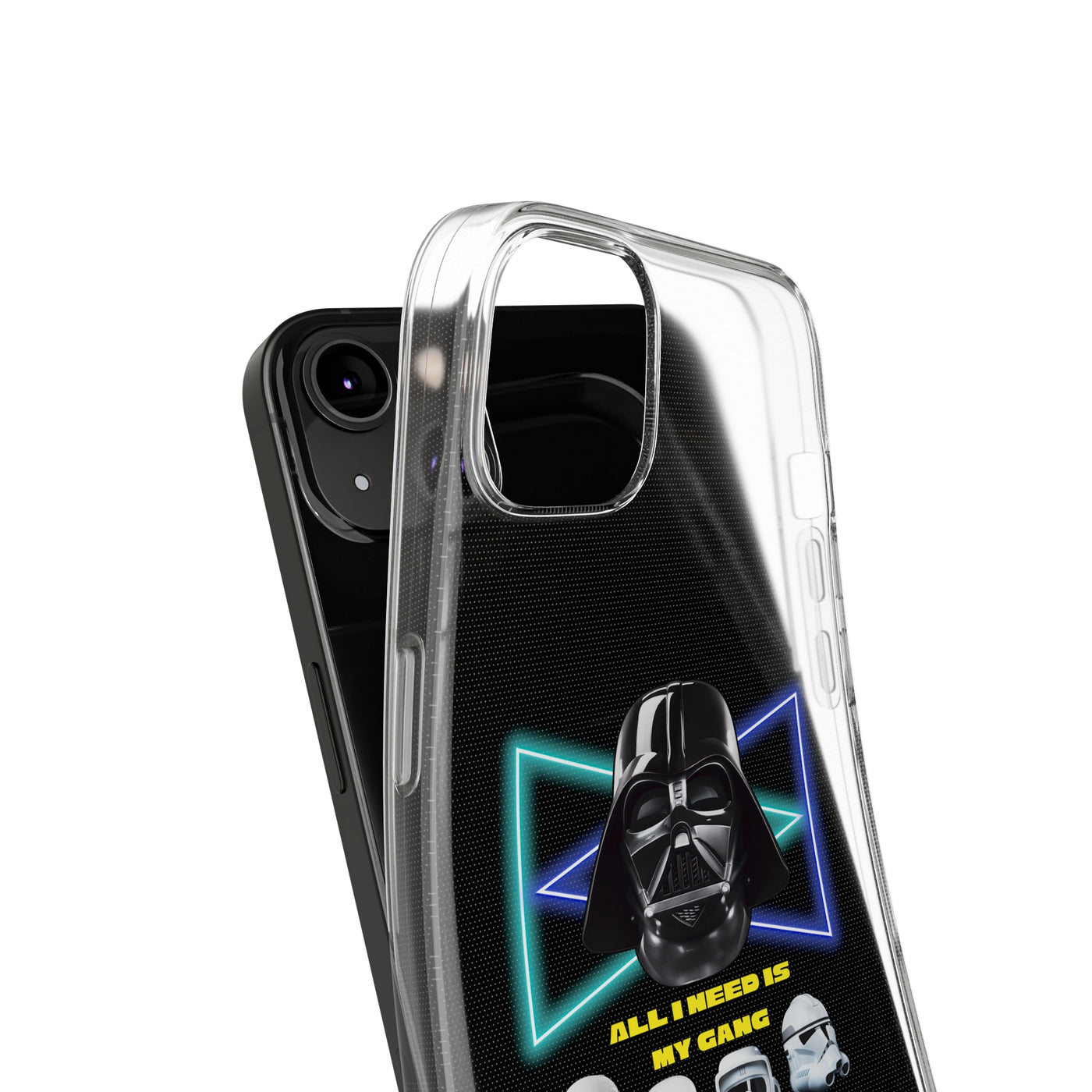 Handyhülle Darth Vader Phone Case, Star Wars Clear Silicone Phone Cover,  All I Need Is My Gang