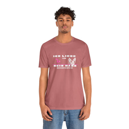 I Love My Husband "Shopping" Unisex Jersey Short Sleeve Tee