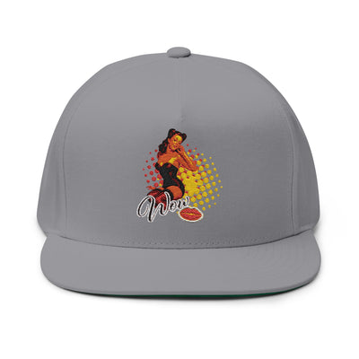 Trust in You Embroidered Flat Bill Cap - Motivational Hat for Confidence &amp; Style