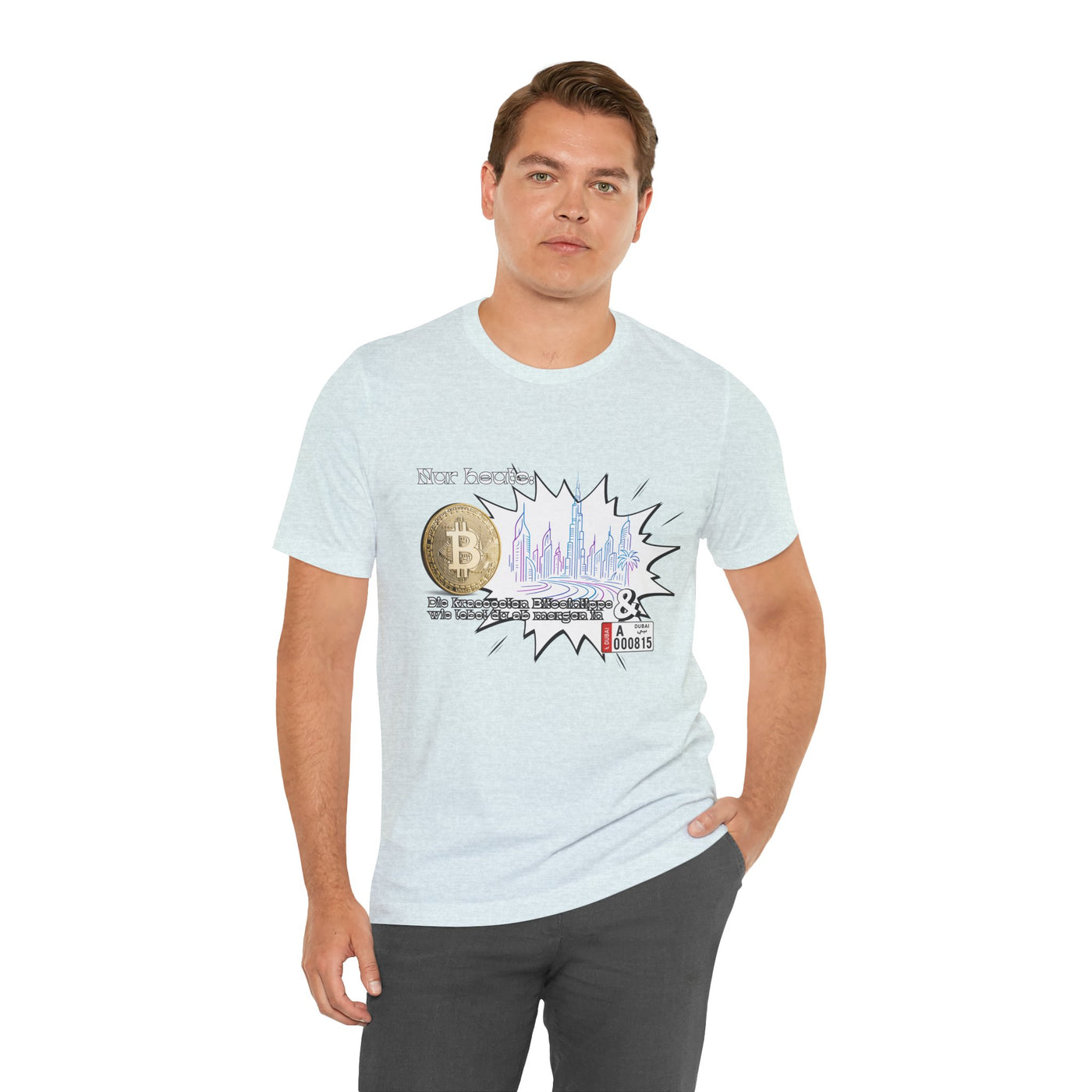 Bitcoins Dubai - Rosarote Welt - lass dich nicht verarschen T - Shirt