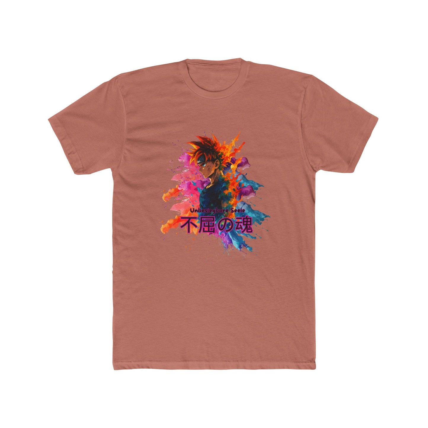 Vibrant Anime Art Unisex Cotton Crew Tee