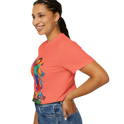 Colorful Gamer T-Shirt - Back to Different Minecraft Design