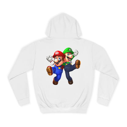 Super Bros College Hoodie, Unisex Gaming Hoodie