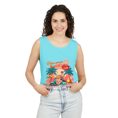 Retro Summer Vibes Tank Top Here comes the sun