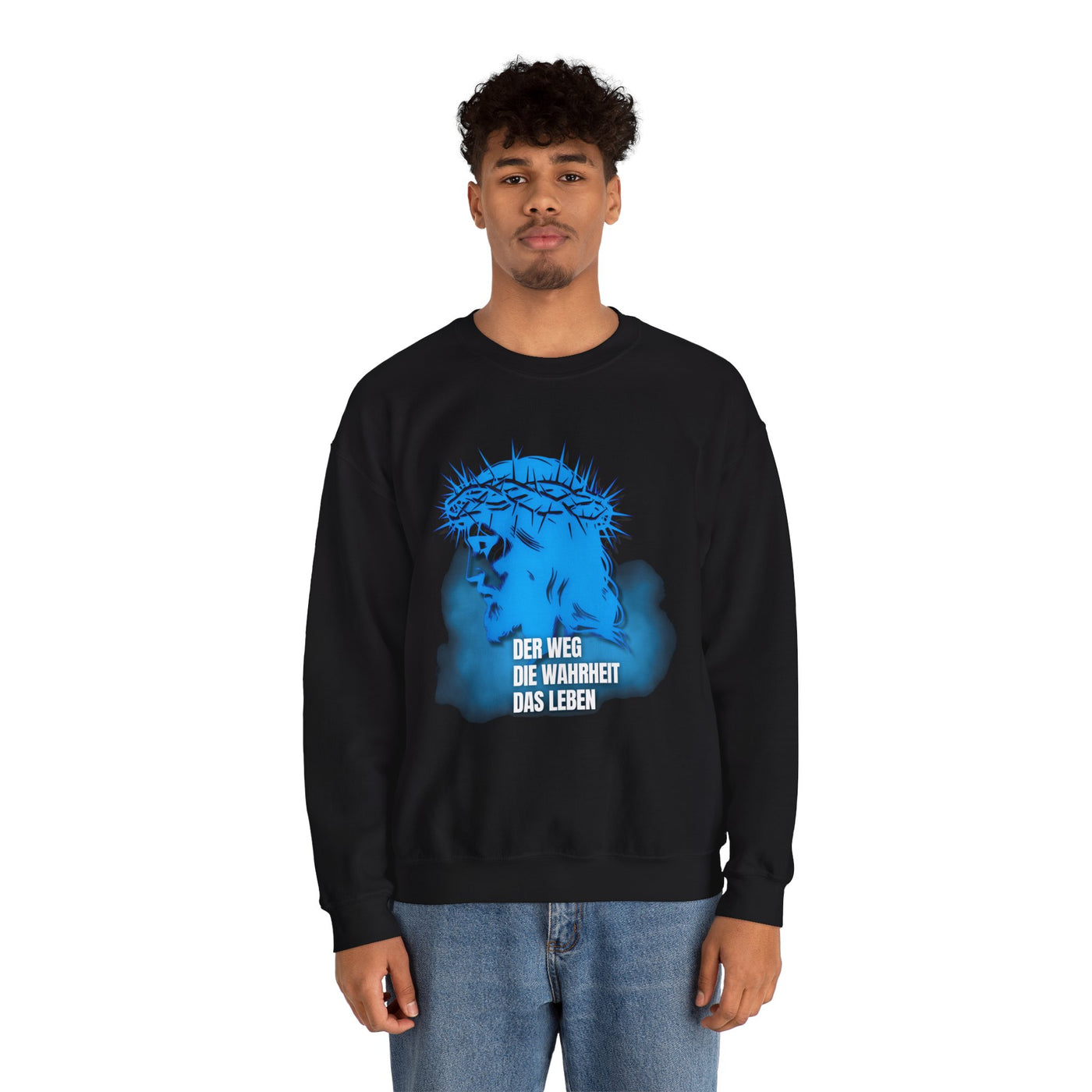 Sweatshirt Jesus "Der Weg - Die Wahrheit - Das Leben"