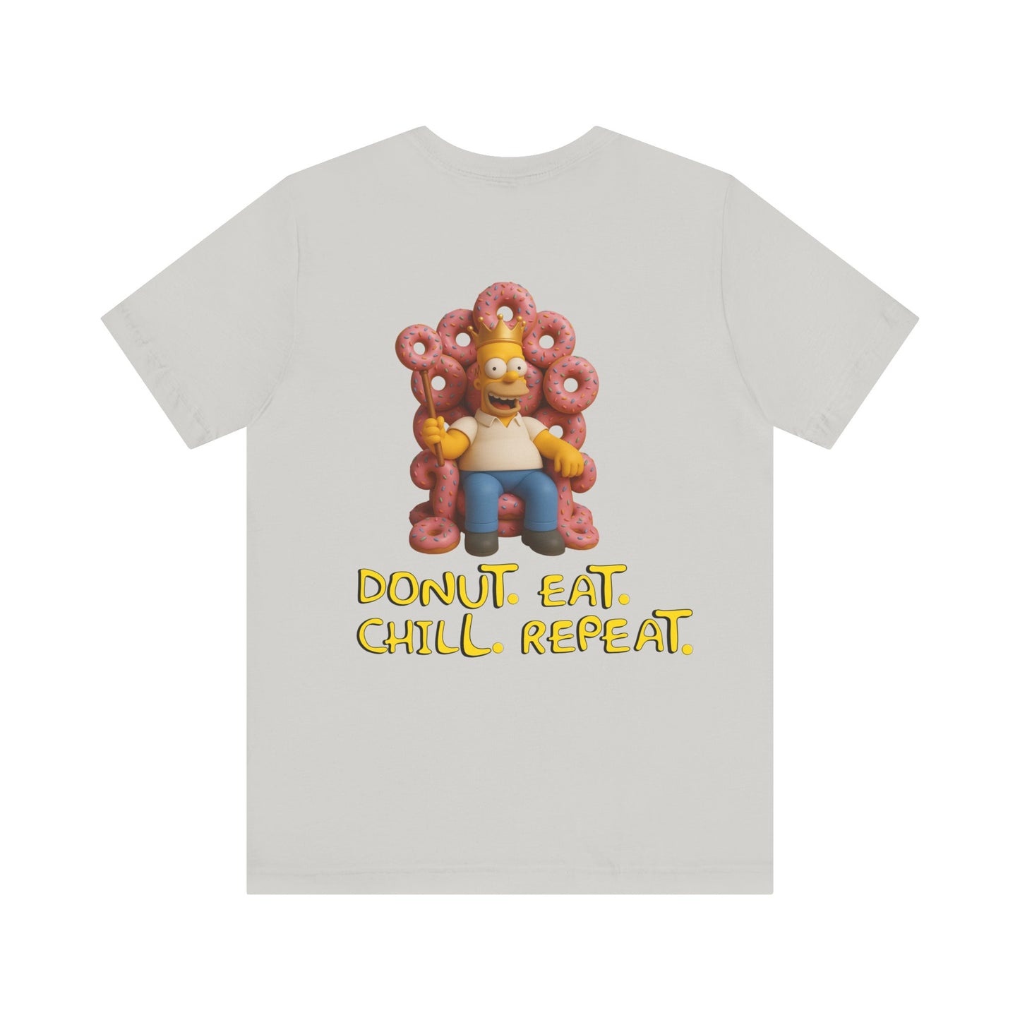 The Simpsons Donut Lover Tee - Funny Graphic T-Shirt -unisex
