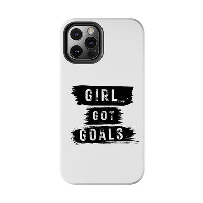 Handyhülle  Phone Case - "Girl Got Goals" - Stylish Protection for Ambitious Women