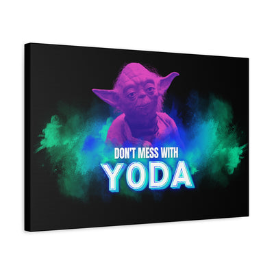 Inspirational Yoda Canvas Art - Modern Wall Decor for Star Wars Fans