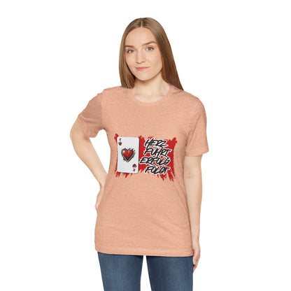 Herz führt Erfolg folgt- T shirt