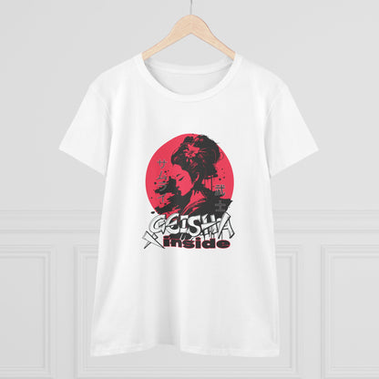 "Geisha Inside"Fleece Shirt, Cozy