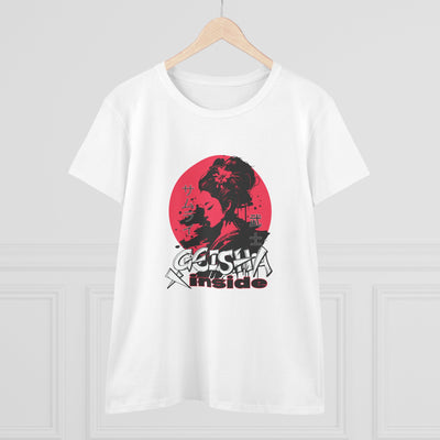 "Geisha Inside"Fleece Shirt, Cozy