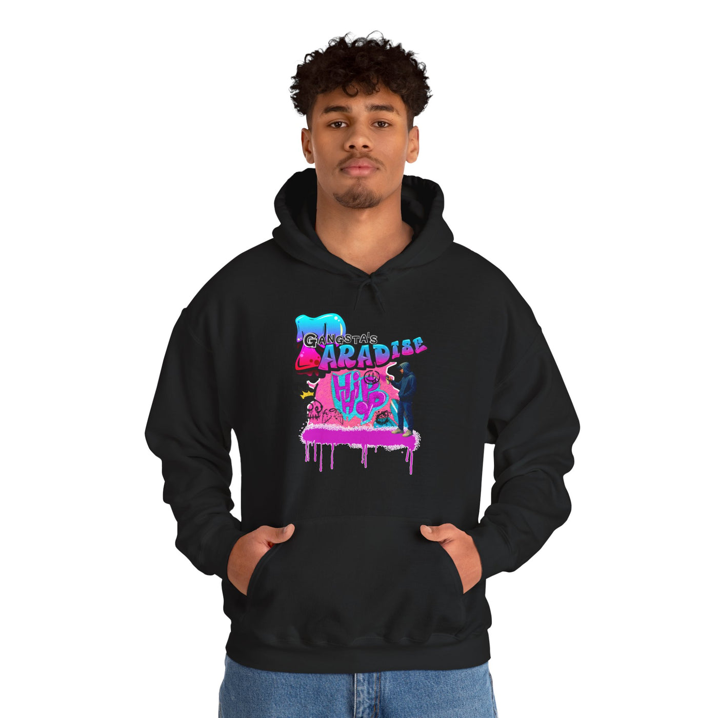Hoodie Hip Hop Graffiti Design