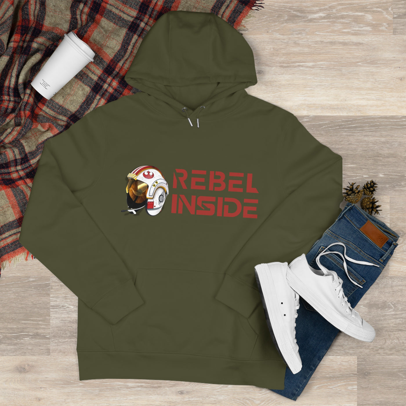 Rebel Inside Hooded Sweatshirt for Star Wars Fans