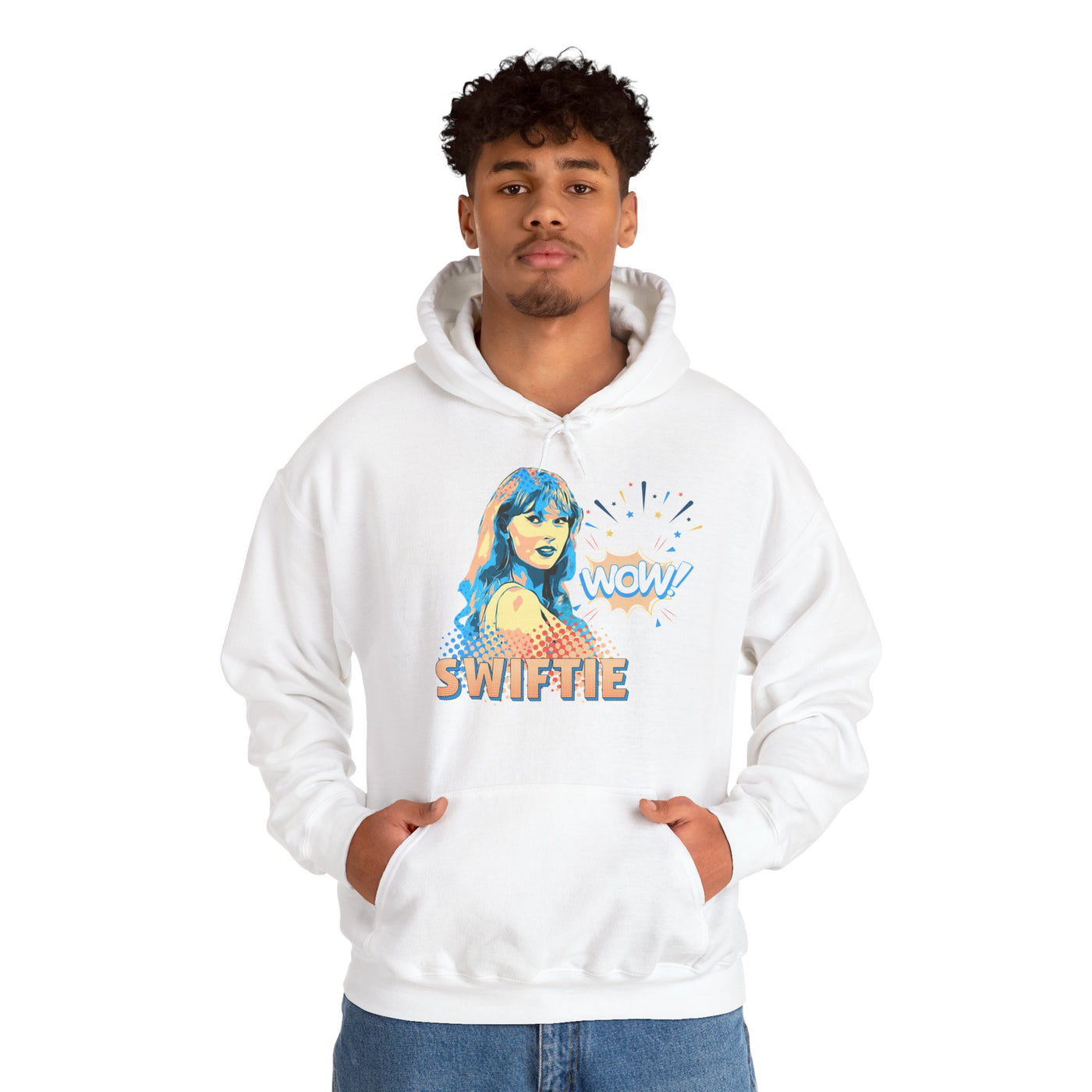 'SWIFTIE WOW' Unisex Heavy Blend™ Hooded Sweatshirt - Perfect Gift for Fans 