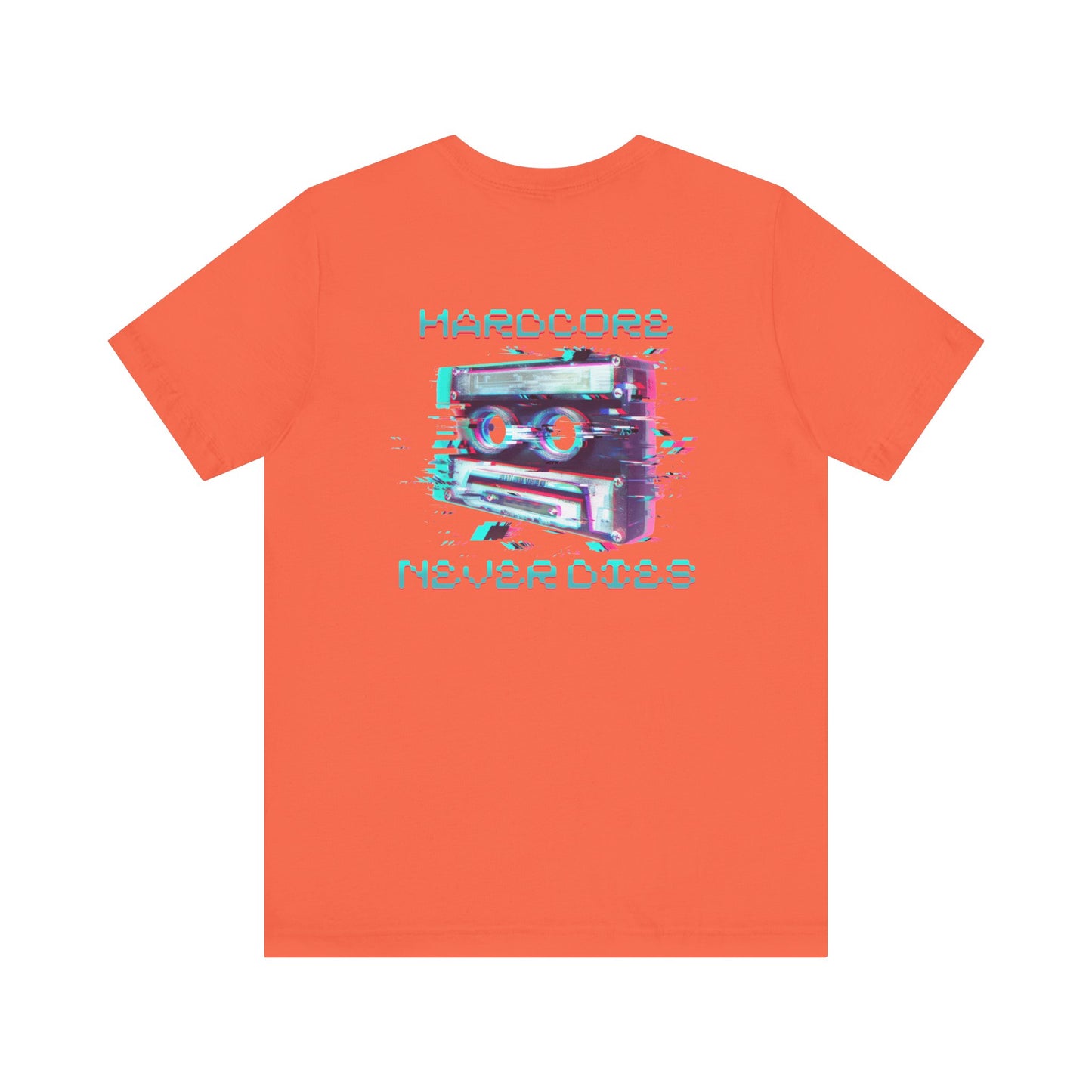 Techno - Hardcore Never Dies - Retro Graphic Tee, 90s Aesthetic Shirt unisex