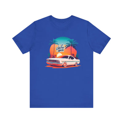 Chill Out Retro Car Tee - Unisex Jersey Short Sleeve Shirt