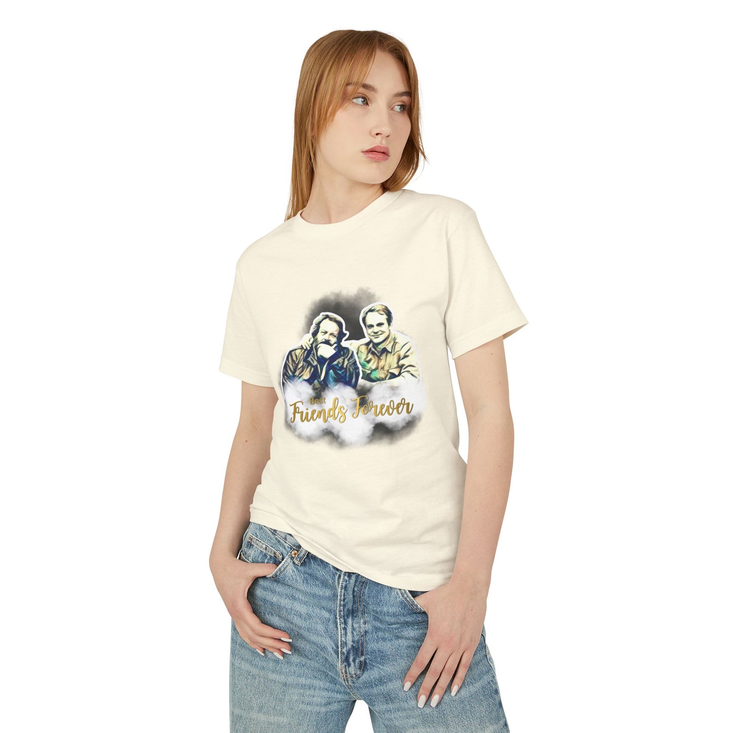 Friends Forever Bud Spencer Terence Hill Graphic Tee - Unisex Heavyweight Cotton T-Shirt