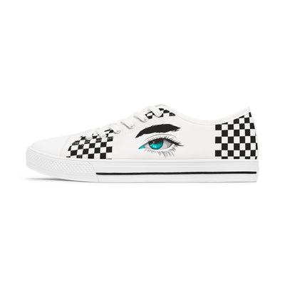 Be-You-tiful Checkered Low Top Sneakers