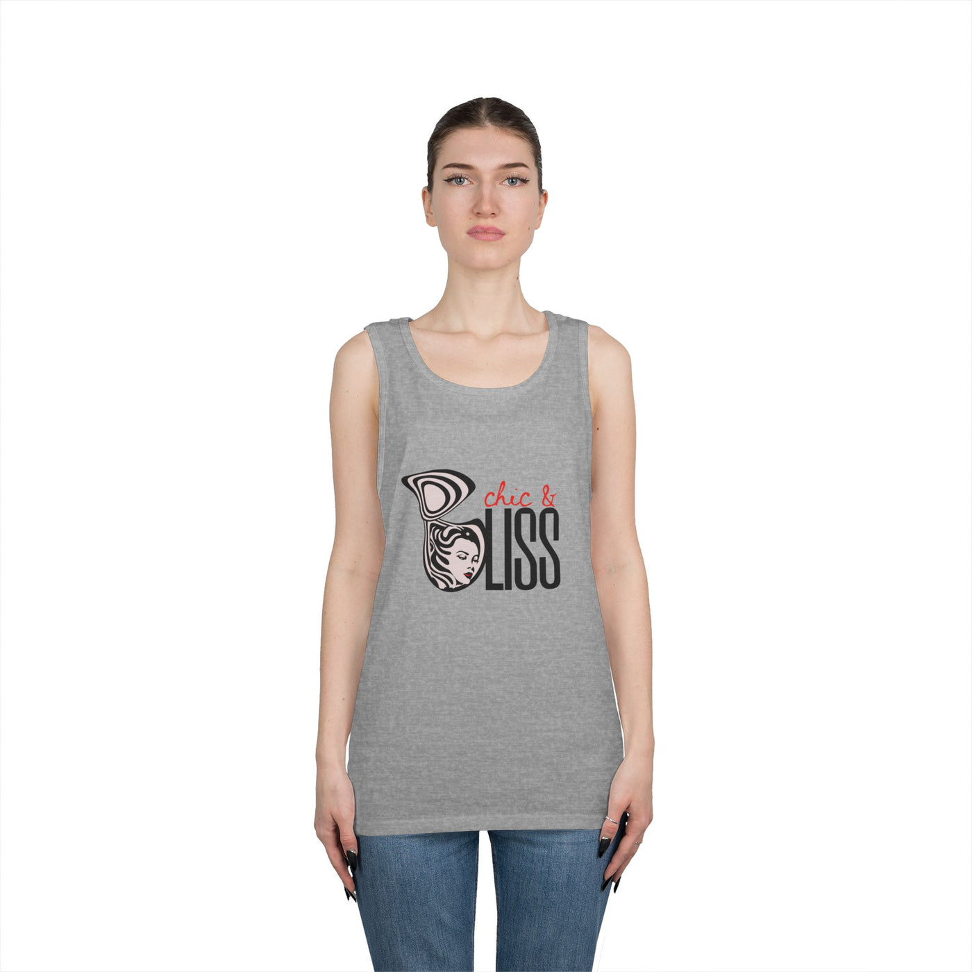 Chic & Not Your Babe Graphic Tank Top