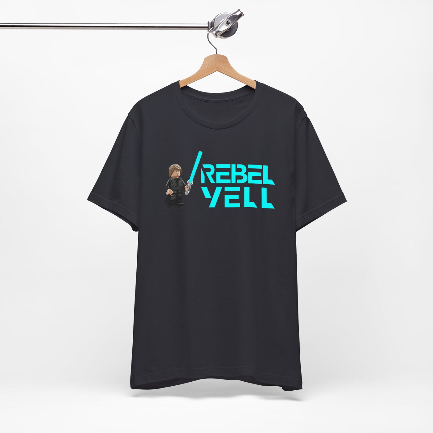 Cool Rebel Yell Luke Skywalker Unisex Jersey Tee - Short Sleeve Graphic T-Shirt for Fans