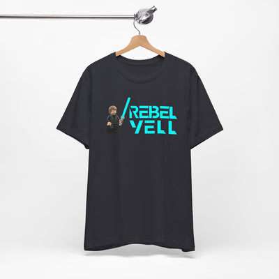 Cool Rebel Yell Luke Skywalker Unisex Jersey Tee - Short Sleeve Graphic T-Shirt for Fans