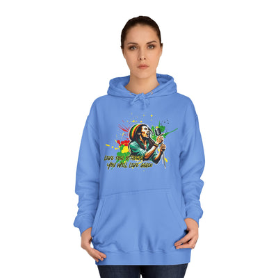 Live for others B  o  b   M a r l e y Hoodie