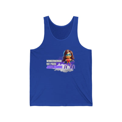 Funny Wonder Woman Unisex Jersey Tank - Perfect for Fitness and Casual Wear