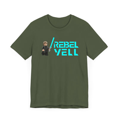 Cool Rebel Yell Luke Skywalker Unisex Jersey Tee - Short Sleeve Graphic T-Shirt for Fans