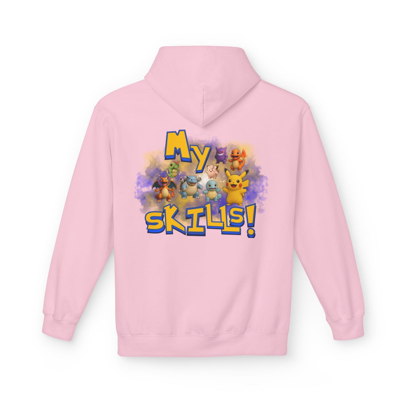 Pokemon Skills Hoodie, Unisex Pokemon Sweatshirt, Cute Hoodie
