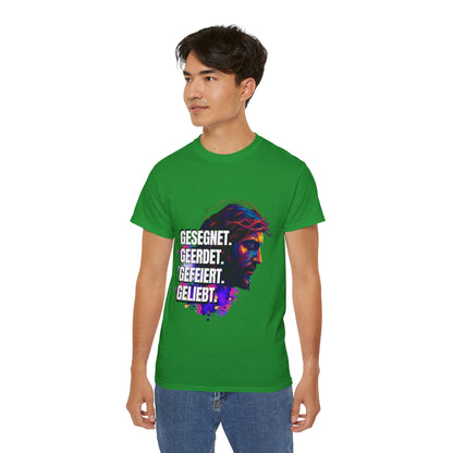 Gesegnet. Geerdet. Gefeiert. Geliebt - Jesus Shirt