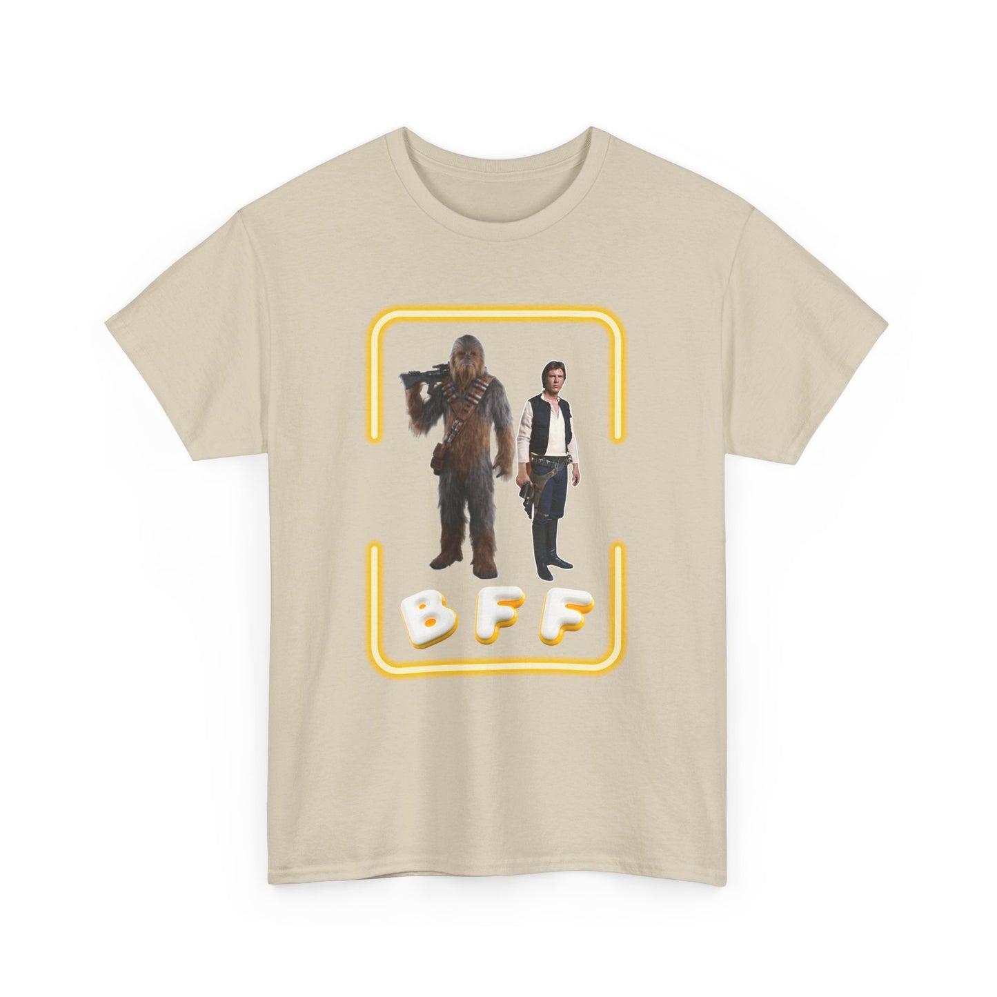 BFF Chewbacca & Han Solo Unisex Heavy Cotton Shirt