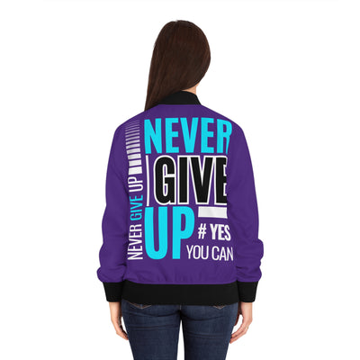 Quit talking and start doing - Women's Bomber Jacket