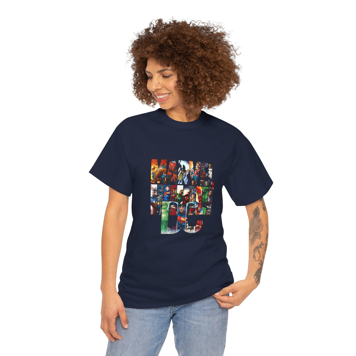 Marvel vs. DC Graphic Unisex T-Shirt, Superhero