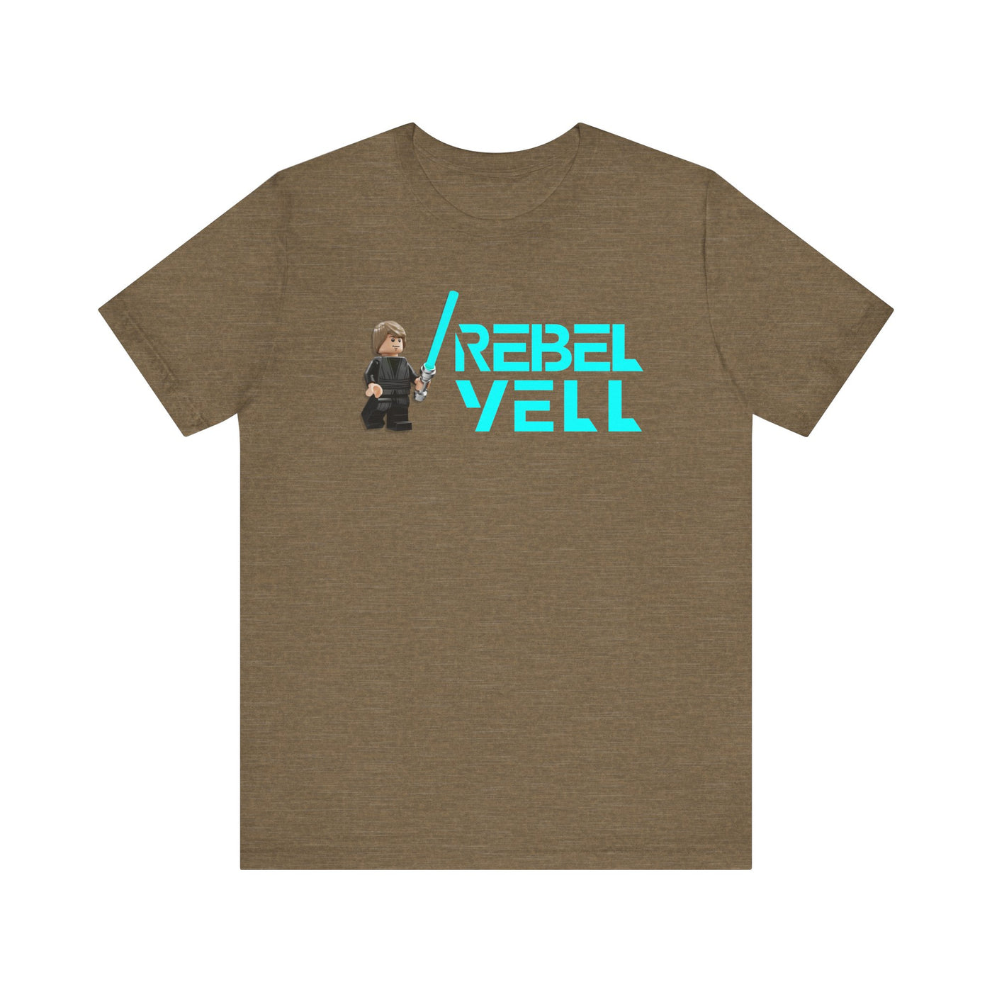 Cool Rebel Yell Luke Skywalker Unisex Jersey Tee - Short Sleeve Graphic T-Shirt for Fans