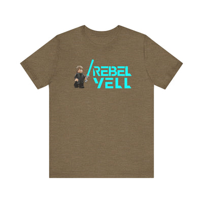 Cool Rebel Yell Luke Skywalker Unisex Jersey Tee - Short Sleeve Graphic T-Shirt for Fans
