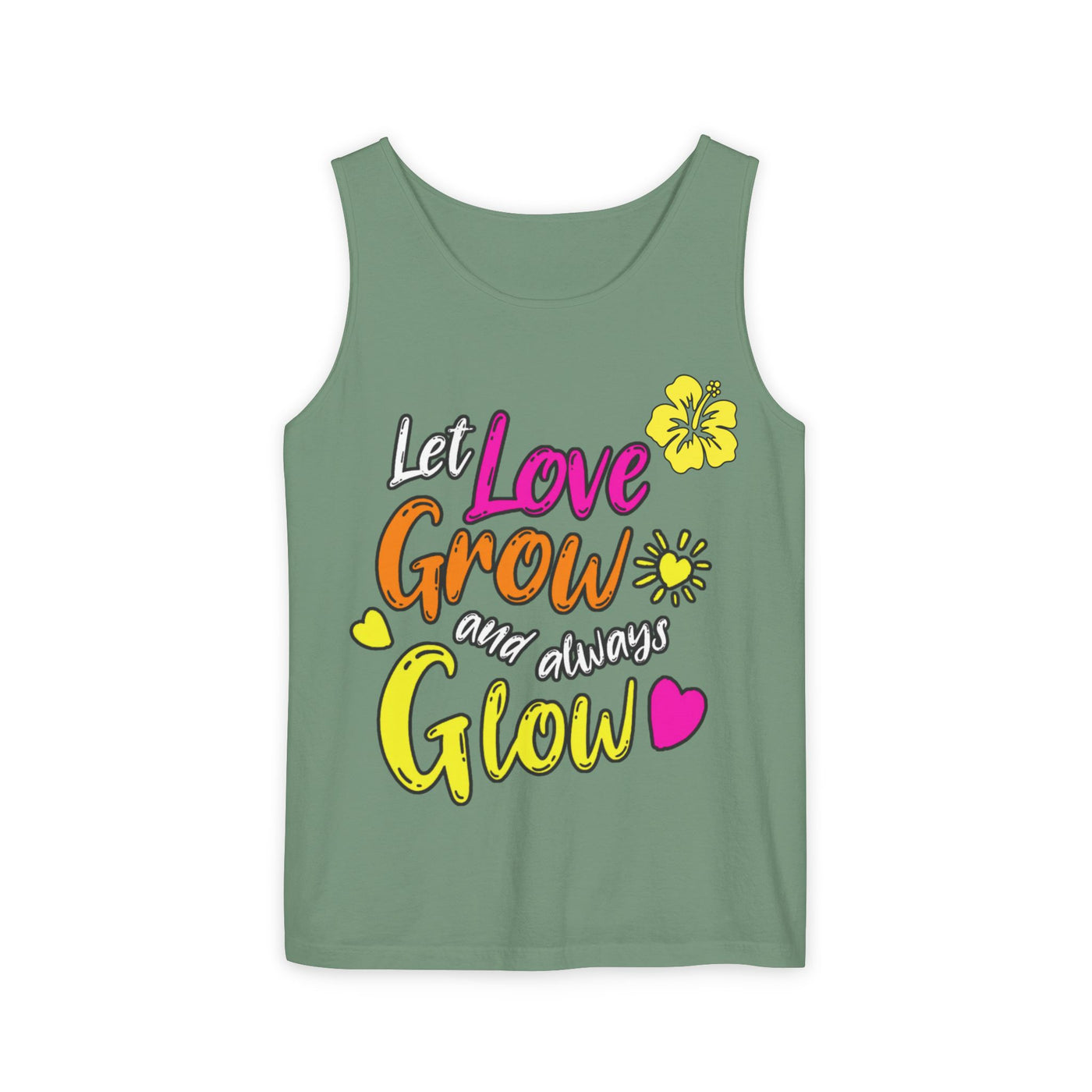 Tank Let Love Grow ... , Motivational Workout Shirt