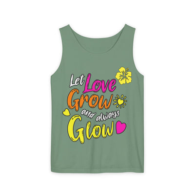 Tank Let Love Grow ... , Motivational Workout Shirt