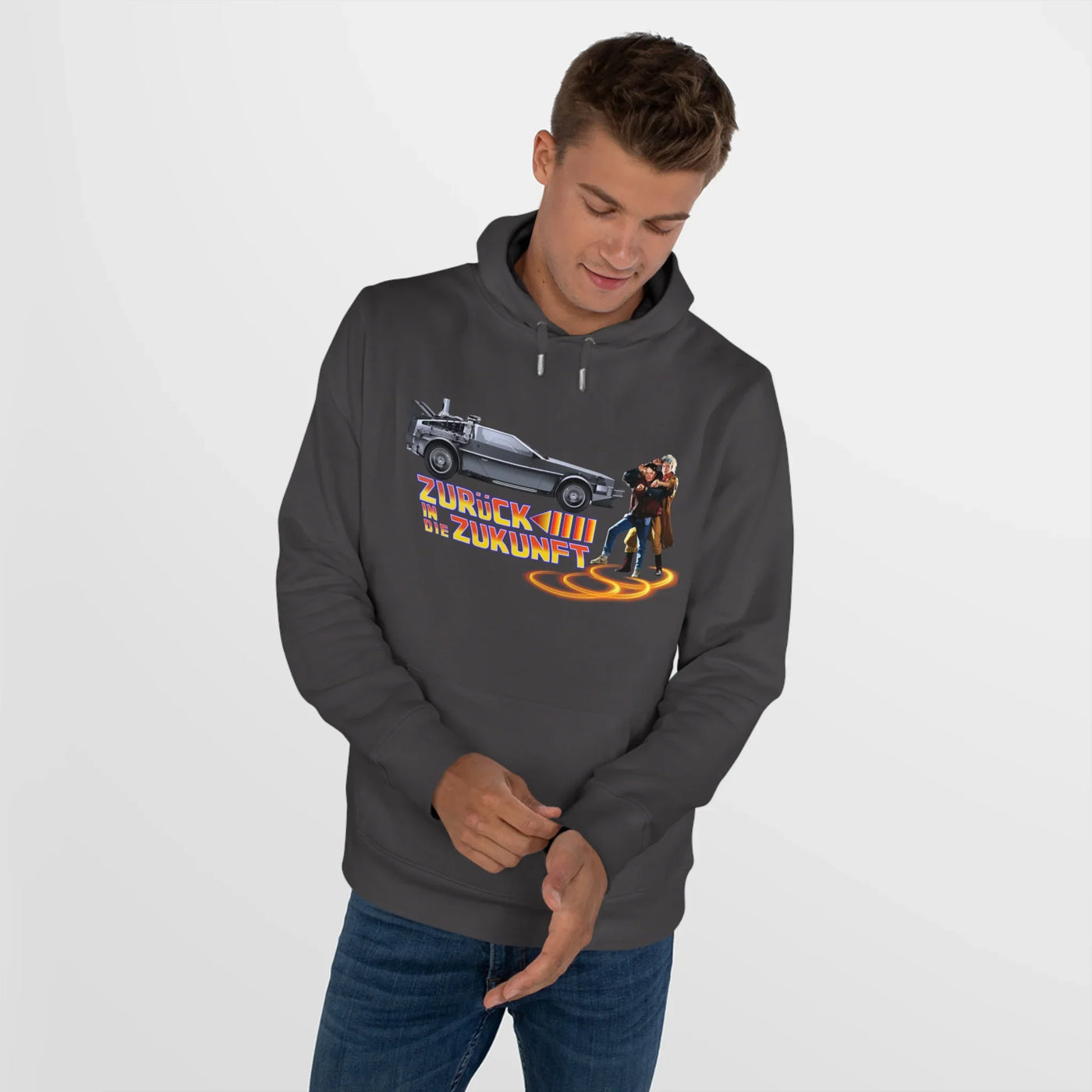Back to the future - King Hooded Sweatshirt - Perfect for Movie Lovers and Casual Comfort 