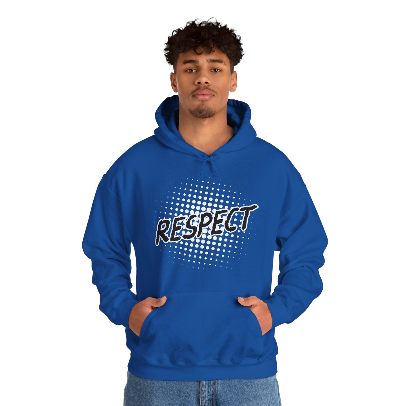 Respect Unisex Hooded Sweatshirt, Streetwear Hoodie