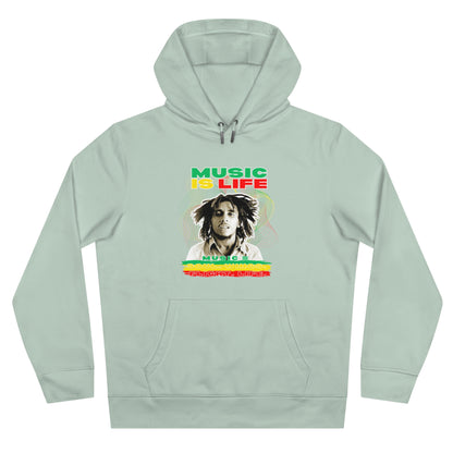 Music Is Life King Hooded Sweatshirt | Perfect for music lovers