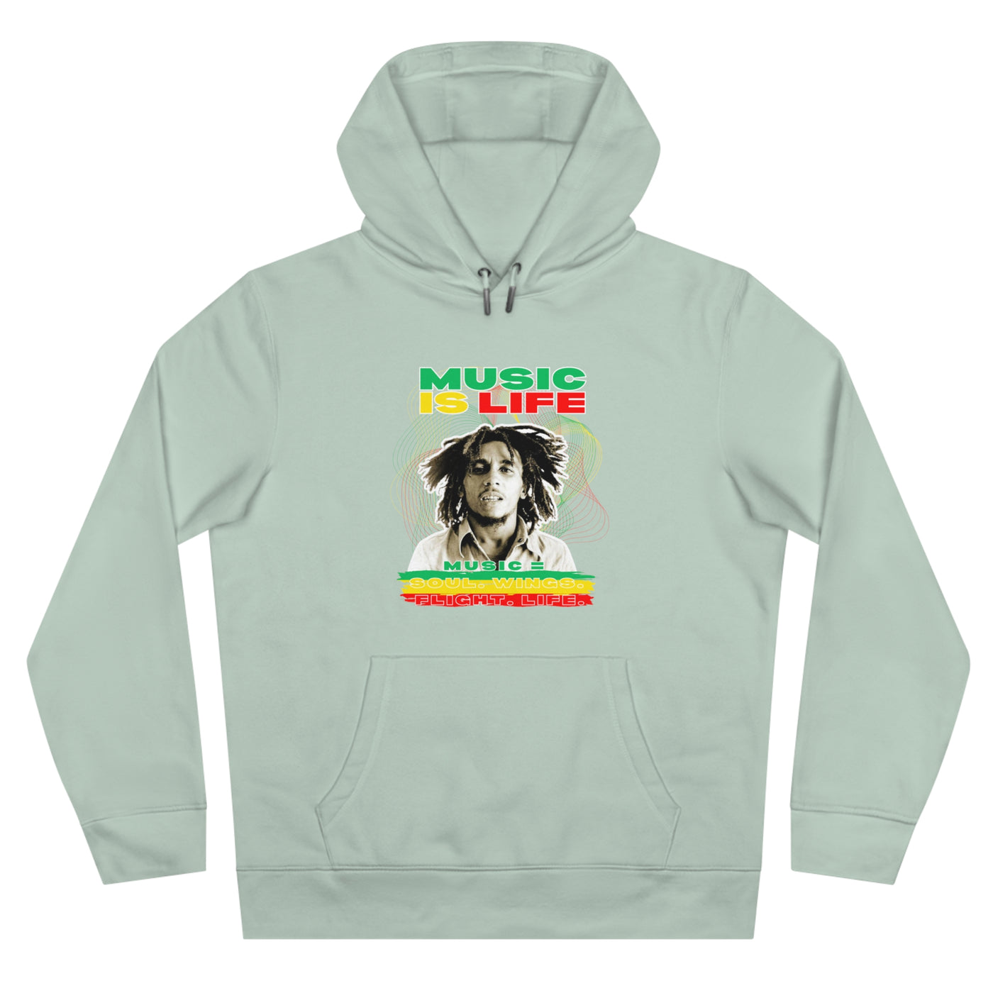 Music Is Life King Hooded Sweatshirt | Perfect for Music Lovers